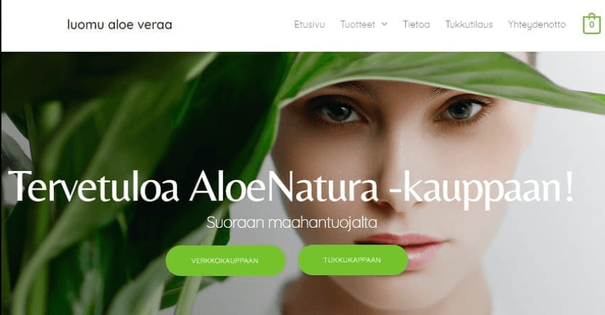 Woocommerce-verkkokauppa-aloe
